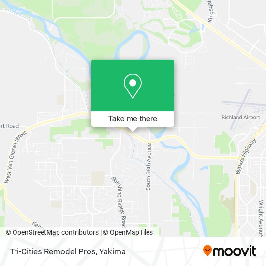 Tri-Cities Remodel Pros map