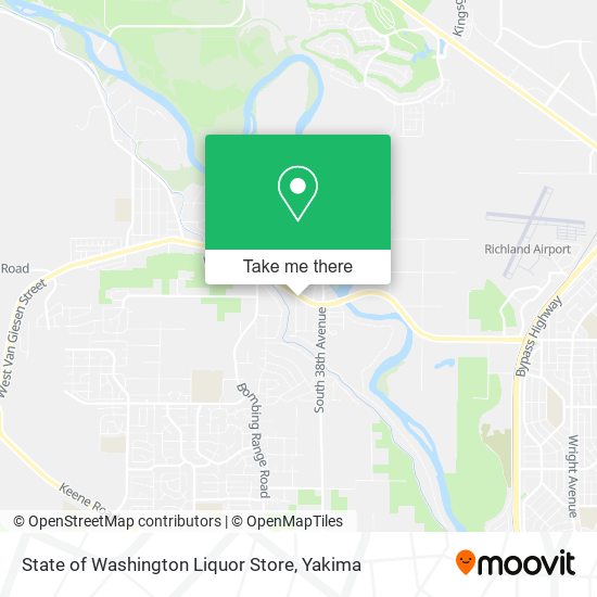 Mapa de State of Washington Liquor Store