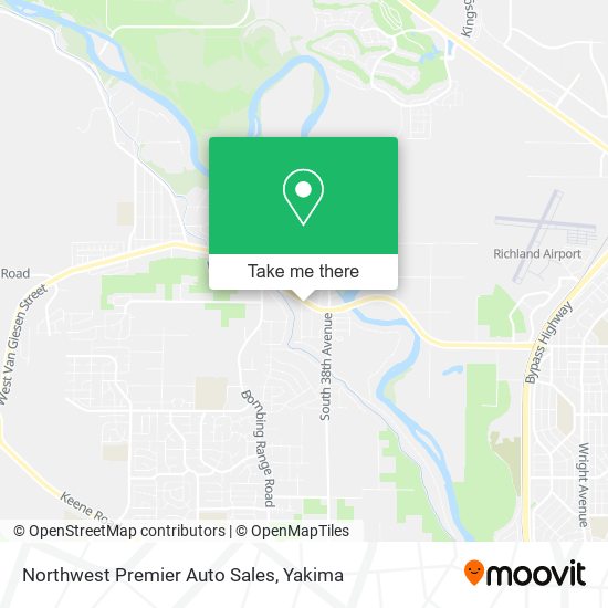 Northwest Premier Auto Sales map