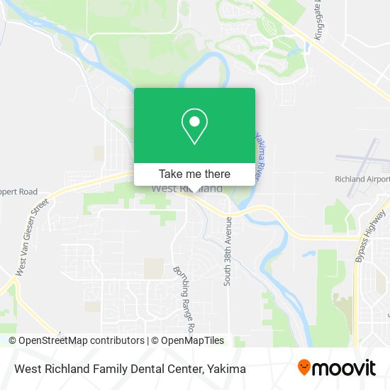 West Richland Family Dental Center map