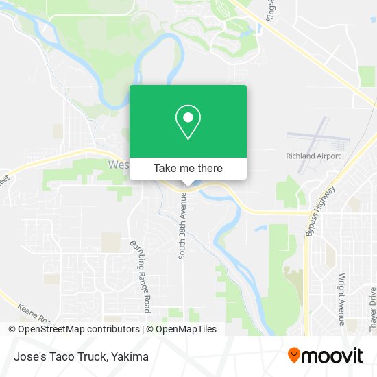 Mapa de Jose's Taco Truck