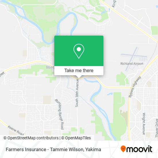 Farmers Insurance - Tammie Wilson map