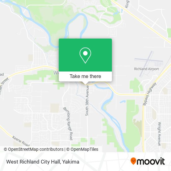 West Richland City Hall map