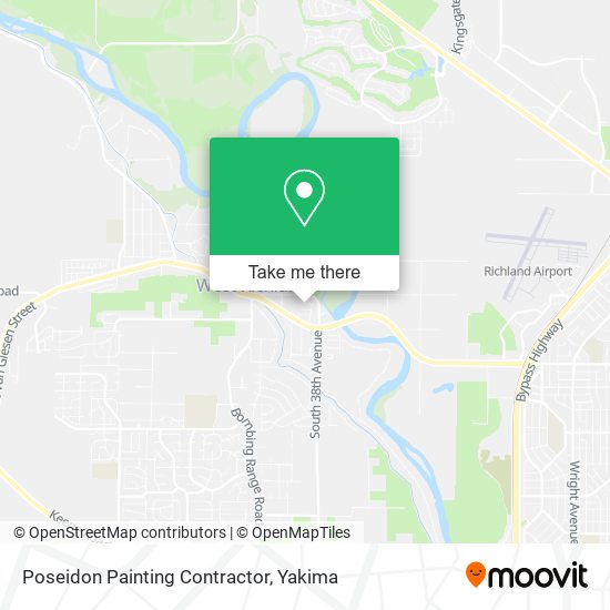Poseidon Painting Contractor map