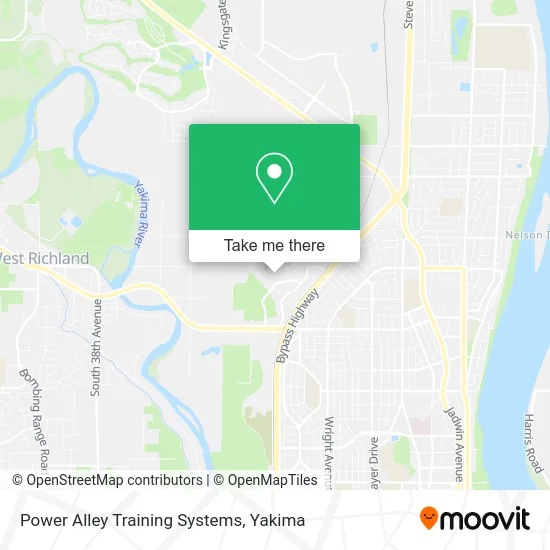 Power Alley Training Systems map