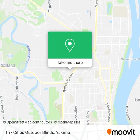 Tri - Cities Outdoor Blinds map