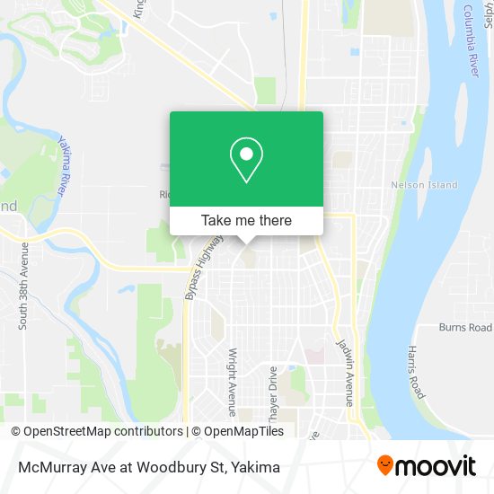 McMurray Ave at Woodbury St map