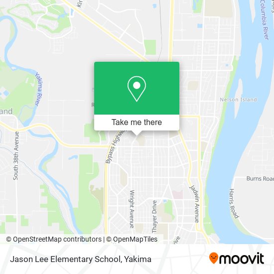 Mapa de Jason Lee Elementary School