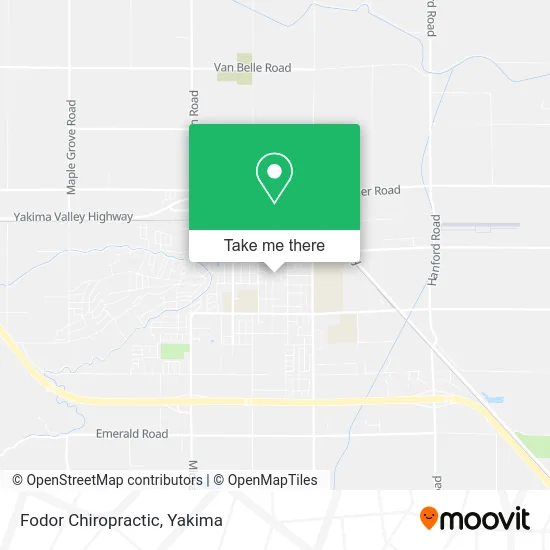 Fodor Chiropractic map