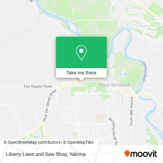 Mapa de Liberty Lawn and Saw Shop
