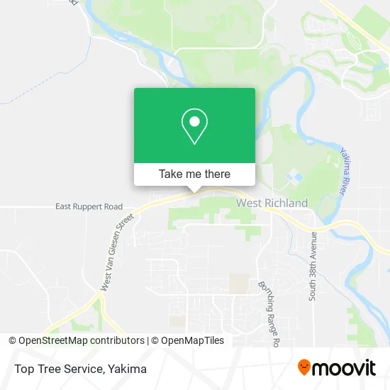 Top Tree Service map