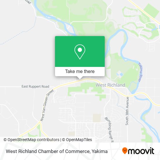 West Richland Chamber of Commerce map
