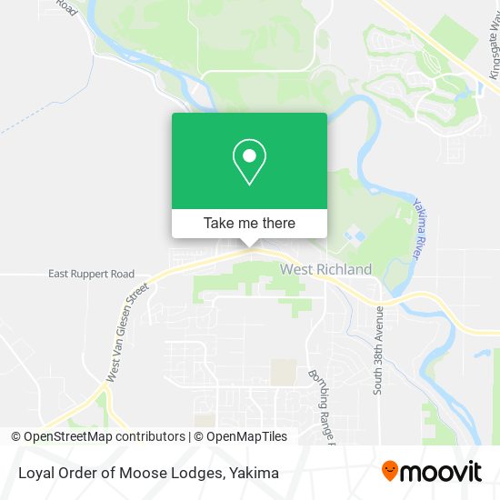 Mapa de Loyal Order of Moose Lodges