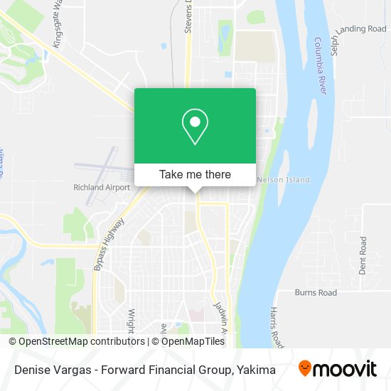 Mapa de Denise Vargas - Forward Financial Group