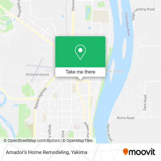 Amador's Home Remodeling map
