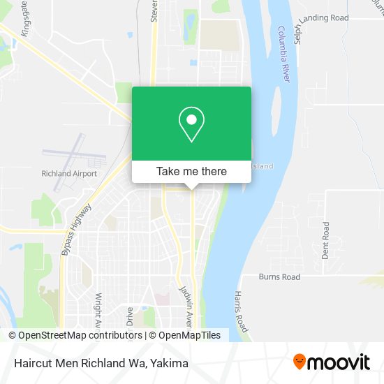Haircut Men Richland Wa map
