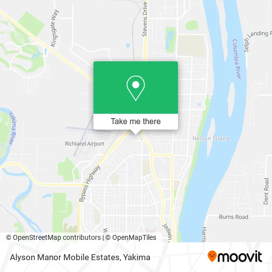 Alyson Manor Mobile Estates map