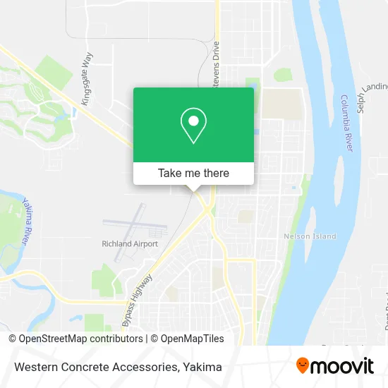 Western Concrete Accessories map
