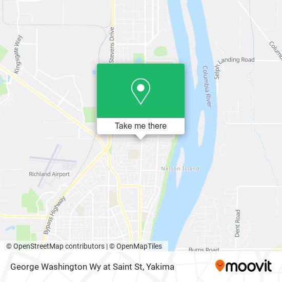 Mapa de George Washington Wy at Saint St