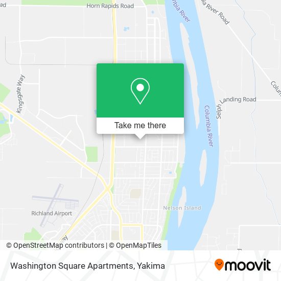 Washington Square Apartments map