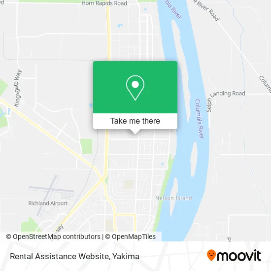 Rental Assistance Website map