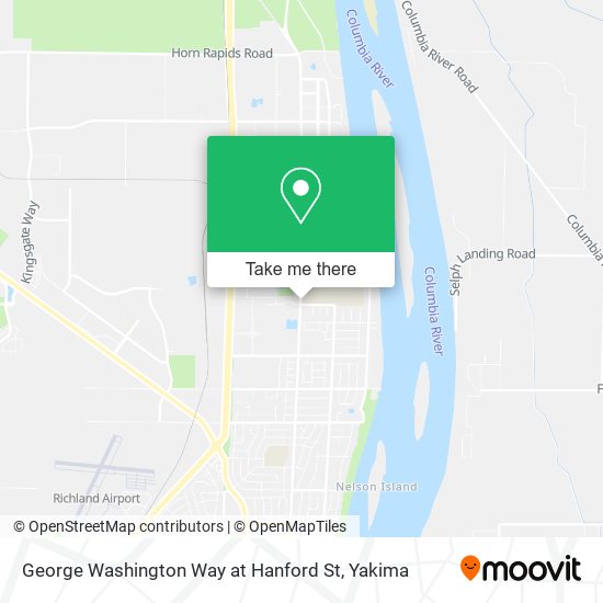 Mapa de George Washington Way at Hanford St