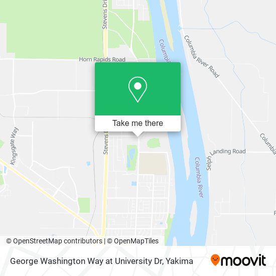 Mapa de George Washington Way at University Dr
