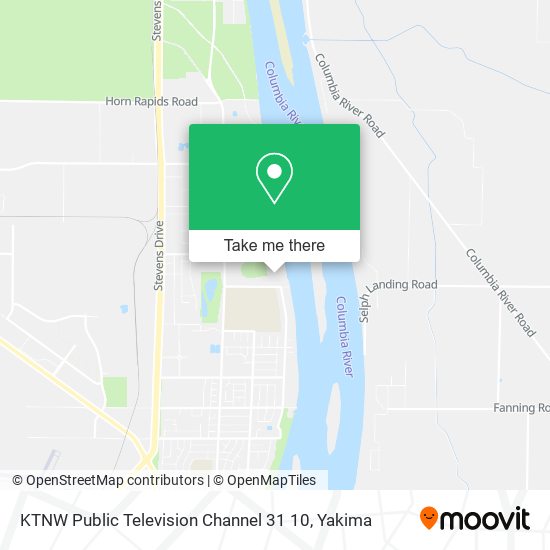 KTNW Public Television Channel 31 10 map