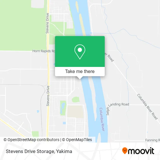Stevens Drive Storage map