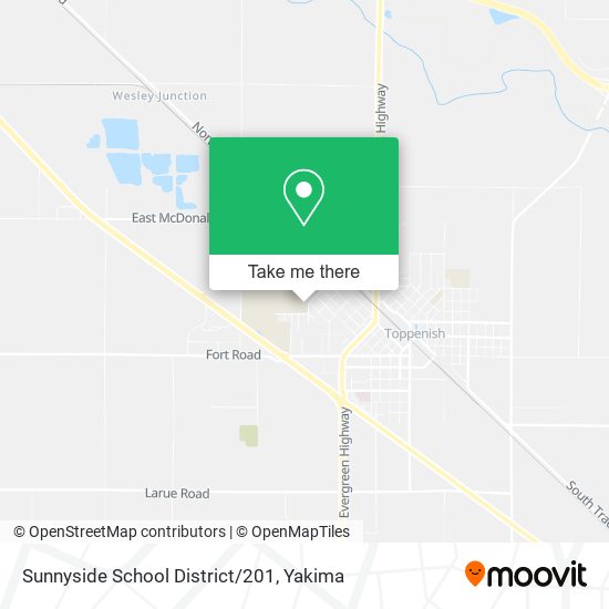Sunnyside School District/201 map