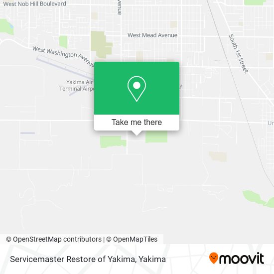 Mapa de Servicemaster Restore of Yakima