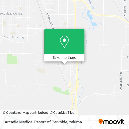 Arcadia Medical Resort of Parkside map