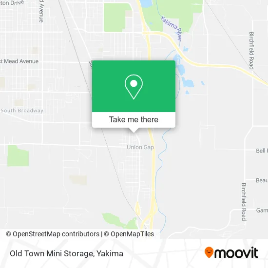 Mapa de Old Town Mini Storage