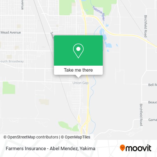 Farmers Insurance - Abel Mendez map