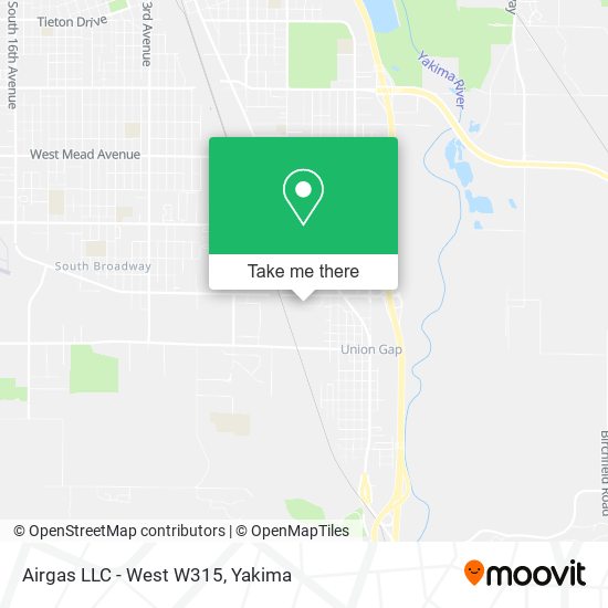 Airgas LLC - West W315 map