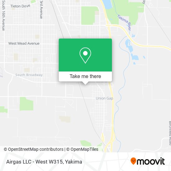 Mapa de Airgas LLC - West W315