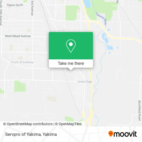 Mapa de Servpro of Yakima