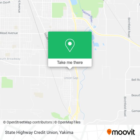 State Highway Credit Union map