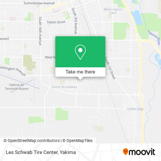 Mapa de Les Schwab Tire Center