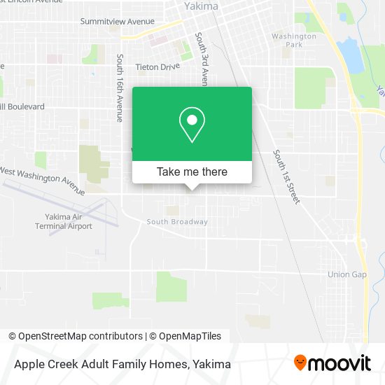 Apple Creek Adult Family Homes map