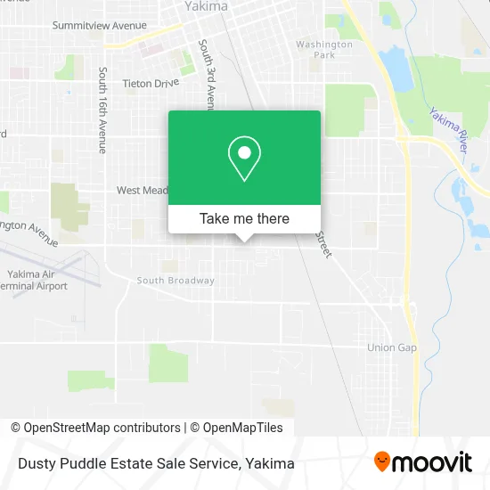 Dusty Puddle Estate Sale Service map