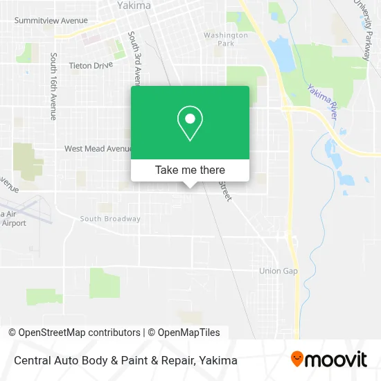Central Auto Body & Paint & Repair map