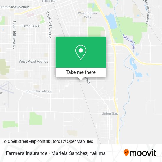 Farmers Insurance - Mariela Sanchez map
