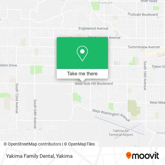 Yakima Family Dental map