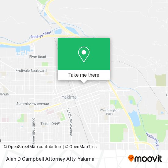 Alan D Campbell Attorney Atty map