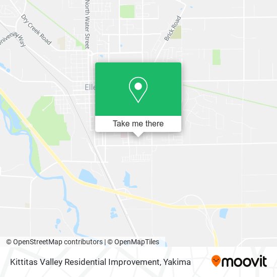 Mapa de Kittitas Valley Residential Improvement