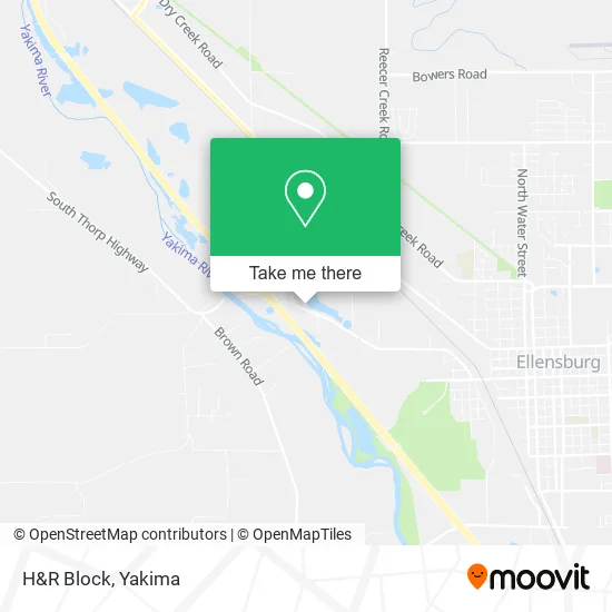H&R Block map