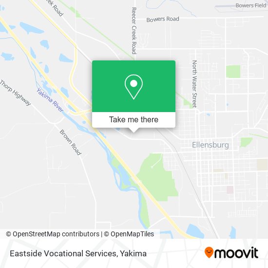 Eastside Vocational Services map