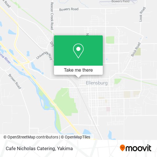 Mapa de Cafe Nicholas Catering