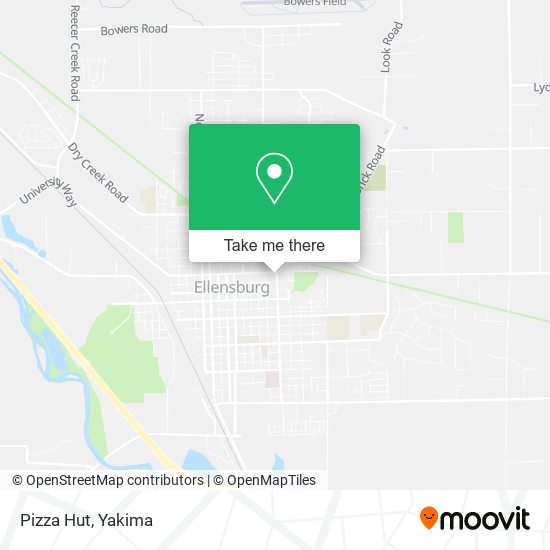 Pizza Hut map